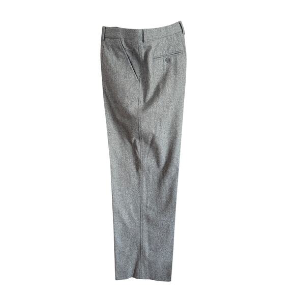 DOLCE & GABBANNA 90s Vintage Gray Melange Flat Front Dress Pants Size 54 US 38 - Picture 3 of 9